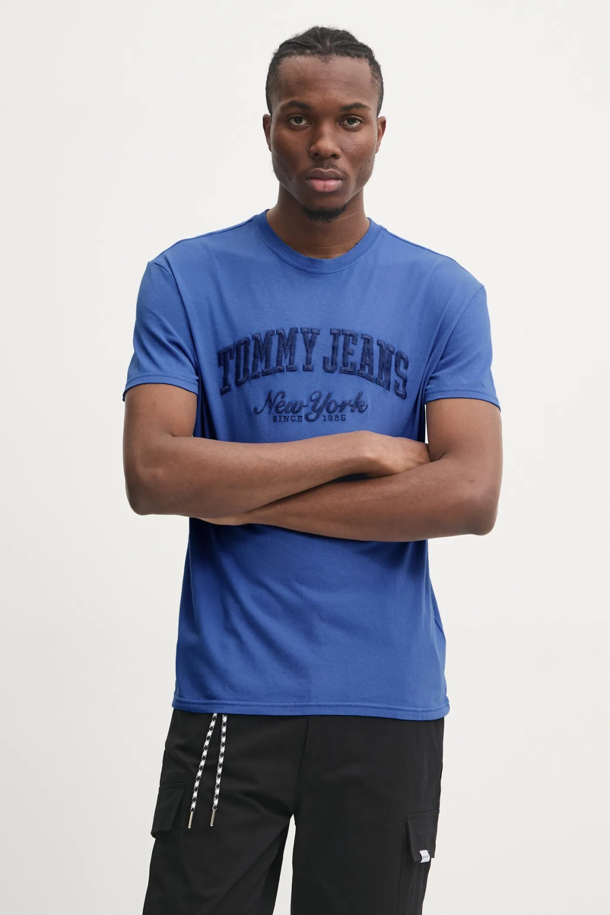 

Хлопковая футболка Tommy Jeans, фиолетовый