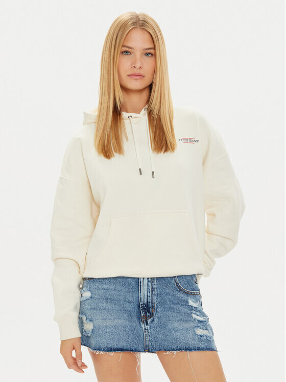

Толстовка обычного кроя Guess Jeans, бежевый