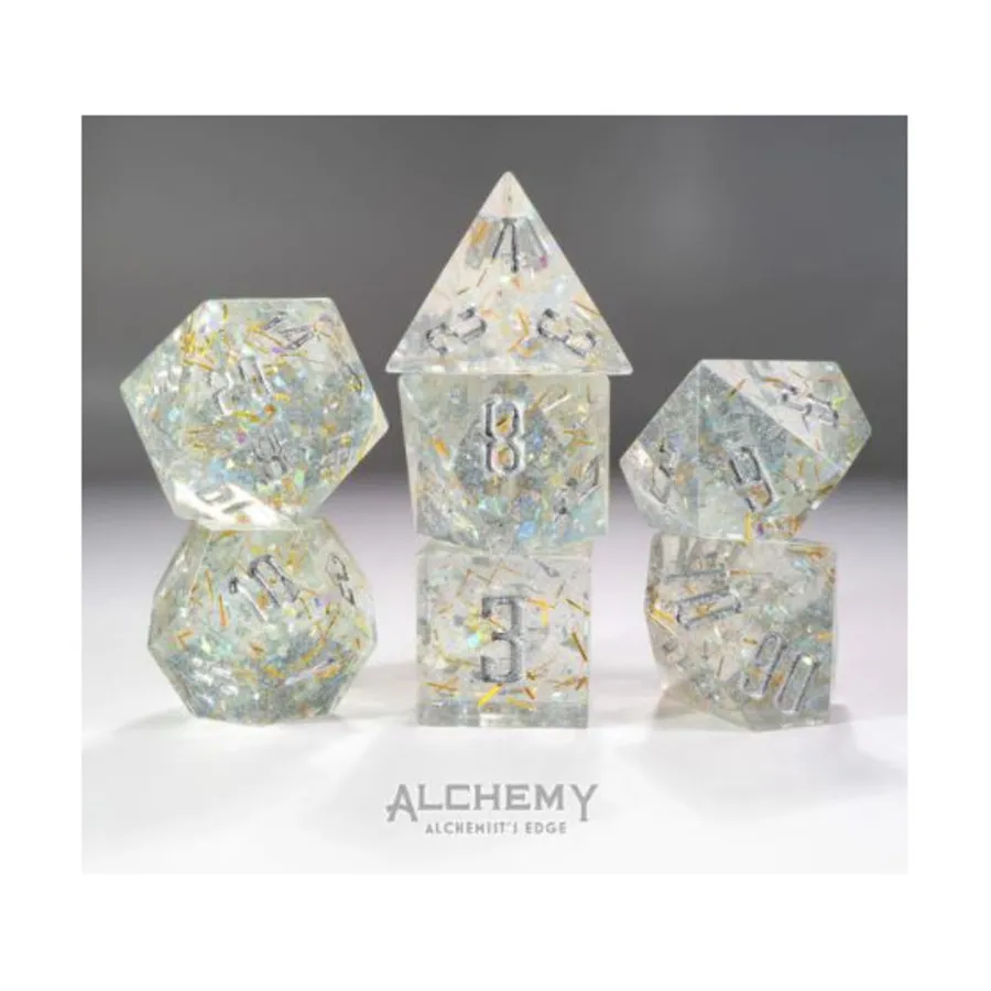 

Набор Poly — золотые фрагменты с серебром (7), Poly Sets - Alchemist's Edge