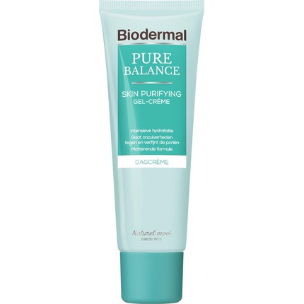 

Bioderma Biodermal Pure Balance Day Cream Skin Purifying Gel-Cream - Дневной крем с гиалуроновой кислотой, специально для зрелой кожи с загрязнениями и несовершенствами - 50 мл