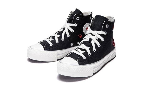 Кроссовки chuck taylor all star eva lift platform y2k heart high top 'black' Converse, черный — фото 3