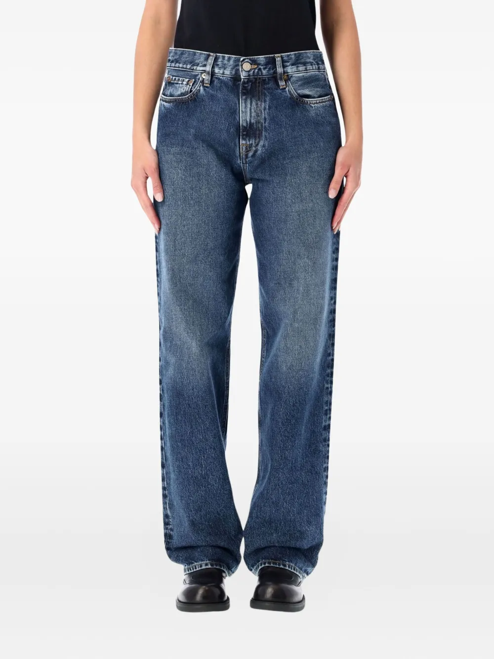 

Джинсы из денима с пятью карманами Cycle, синий