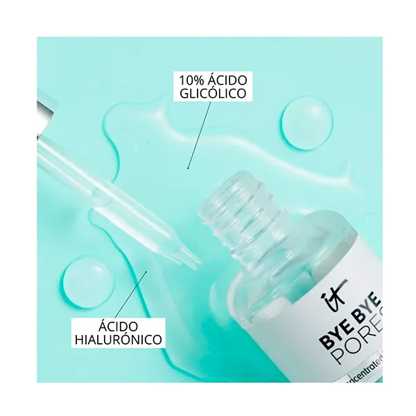 Сыворотка It Cosmetics — Для лица, сужающая поры Bye Bye Pores Glycolic Acid Serum, 30 мл — фото 2