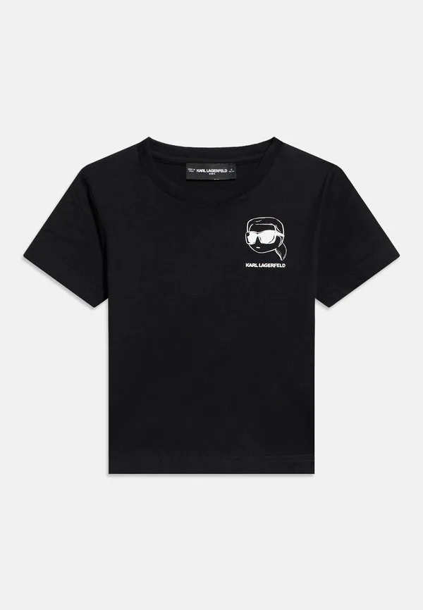 Футболка унисекс с принтом Karl Lagerfeld Kids, Black — фото 3