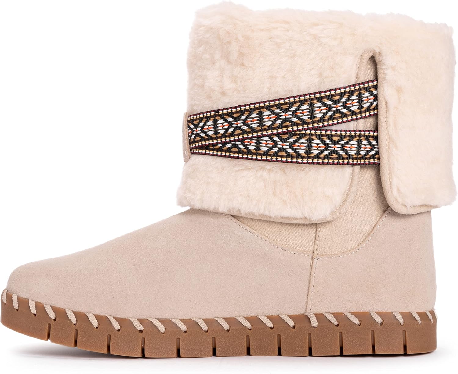 Мужские и женские модные ботинки MUK LUKS Flexi Montauk, Stone — фото 4