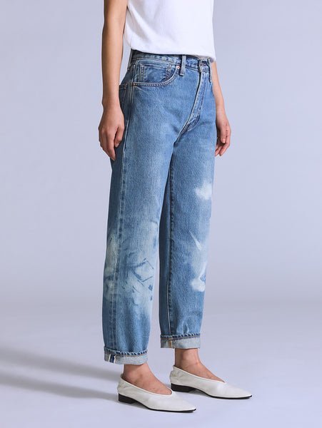 Джинсы BLUETAB COLUMN, светло-индиговый цвет, произведено в Японии Levi's, Medium Indigo - Worn In