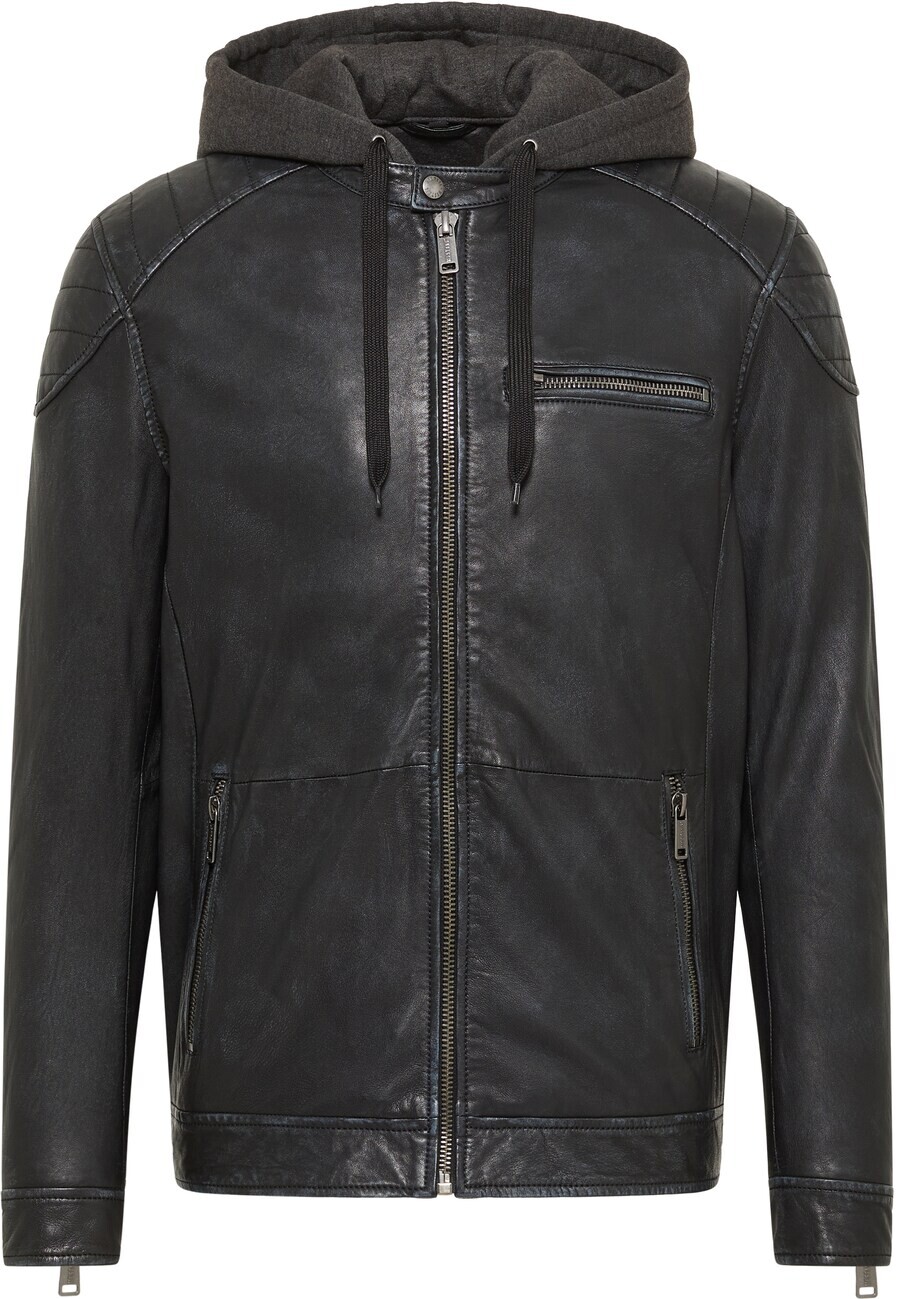 

Кожаная куртка MUSTANG Between-Season Jacket, черный