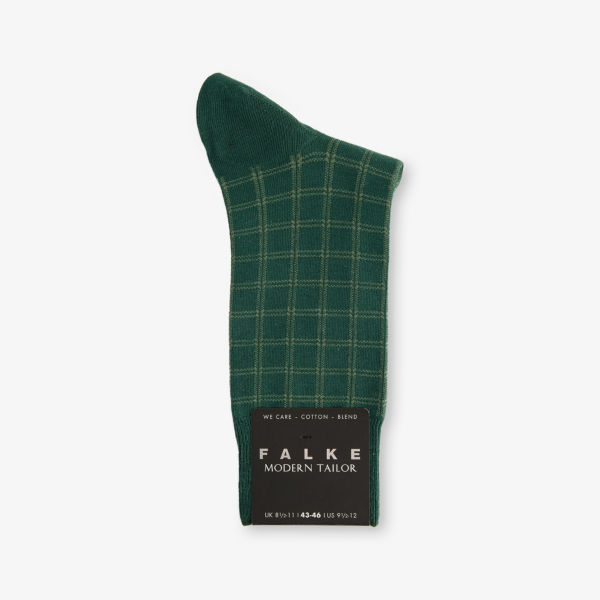 

Современные носки Modern Tailor из смесового хлопка с эластаном Falke, зеленый