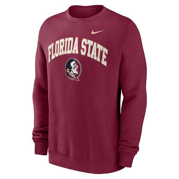 Мужской свитшот garnet florida state seminoles arch pullover Nike — фото 3