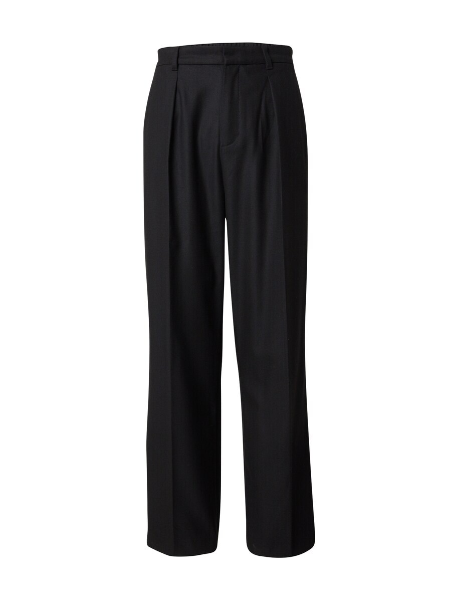 

Тканевые брюки Calvin Klein Loose fit Pleat-Front Pants, черный