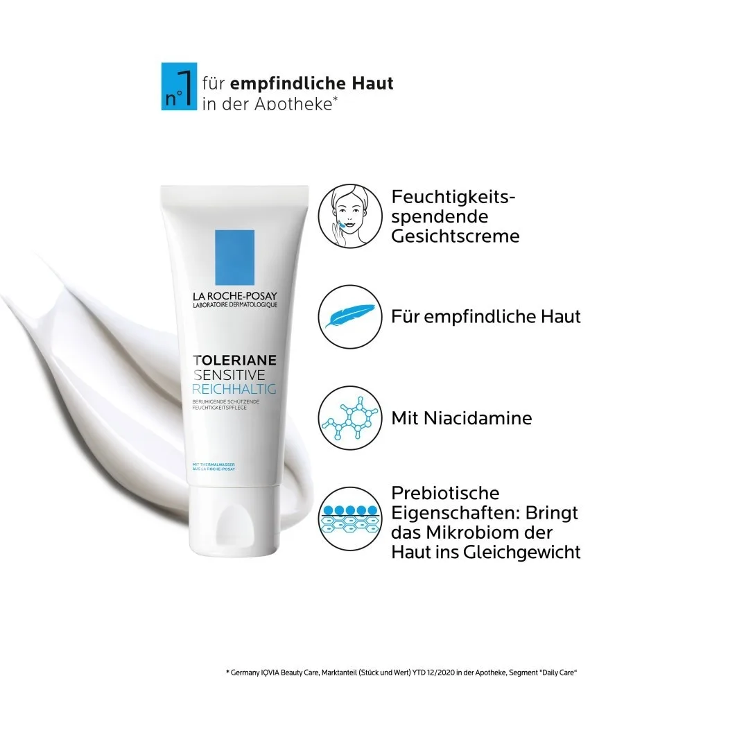 Крем для лица La Roche-Posay — Насыщенный Toleriane Sensitive, 40 мл — фото 2