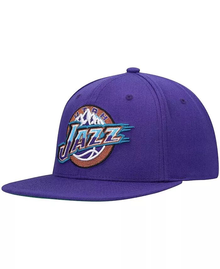 

Мужская фиолетовая кепка Utah Jazz Hardwood Classics Team Ground 2.0 Snapback Mitchell & Ness