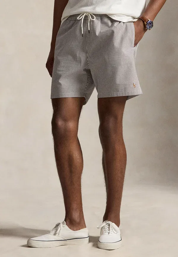 Плавки Polo Ralph Lauren Traveler Classic Swim Trunk 5.75 inch, мускатный коричневый сирсакер