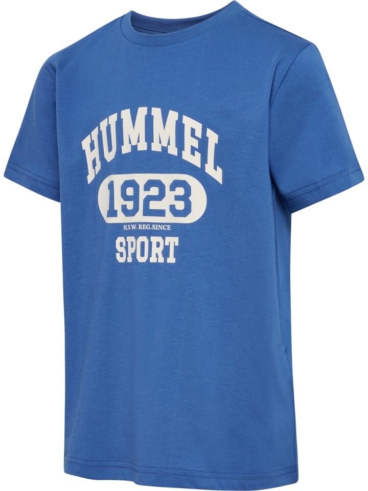 Футболка Hummel S/S Hmlprint Kinder, цвет bright cobalt — фото 4