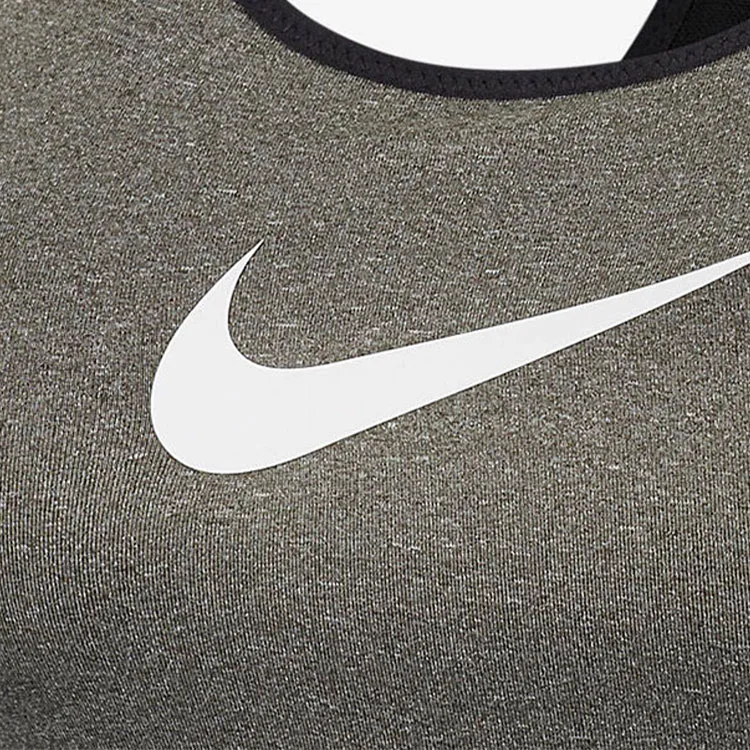 Nike Топ-майка женская угольно-серая — фото 4