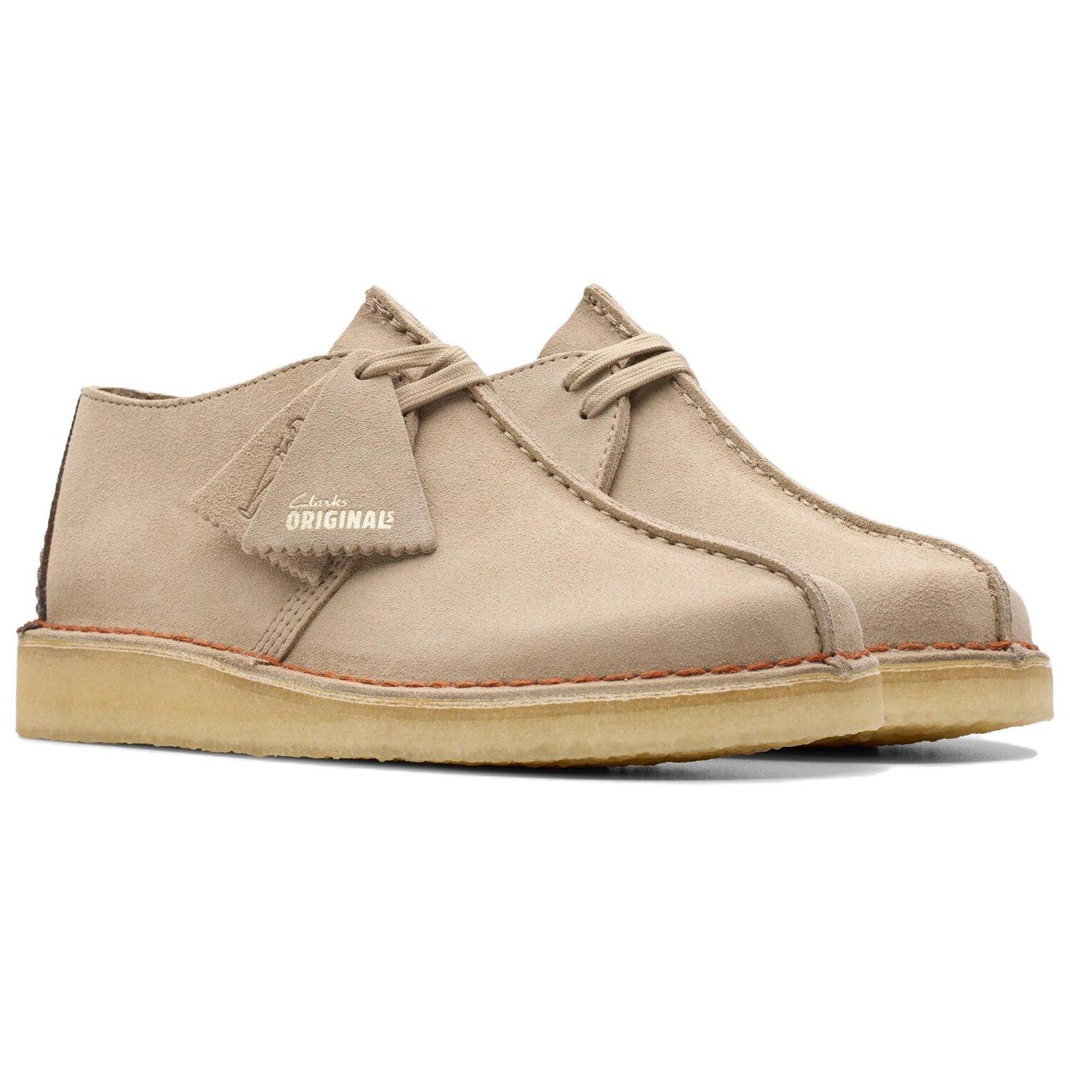 Мужские повседневные мужские низкие песочные Clarks — фото 3