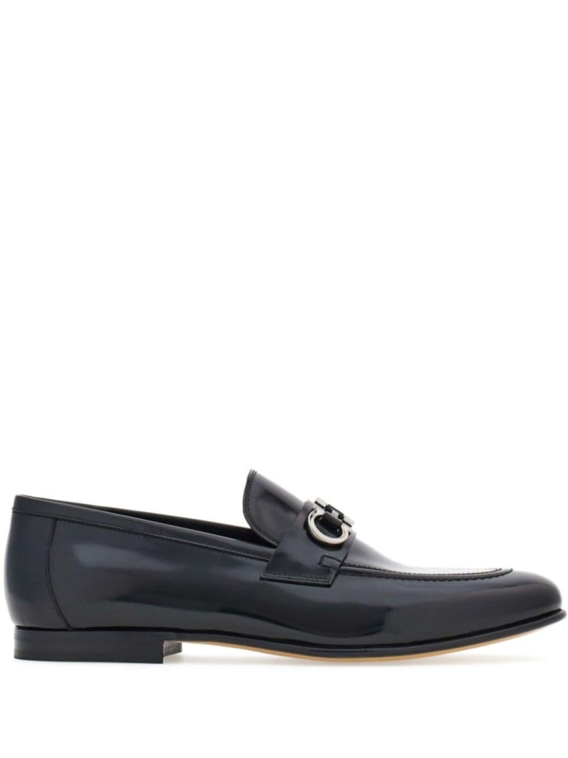 

Ferragamo лоферы с пряжкой Gancini, черный