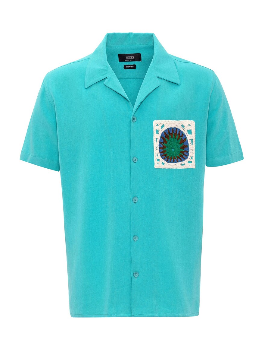 

Рубашка обычного кроя на пуговицах Antioch, цвет Blue/Turquoise