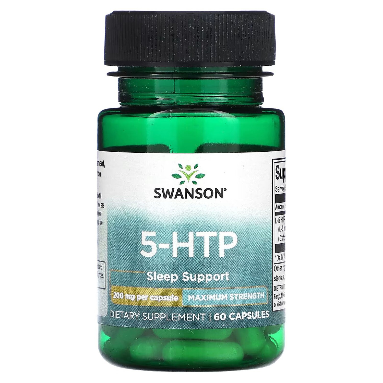 

5-HTP, 200 мг, 60 капсул Swanson