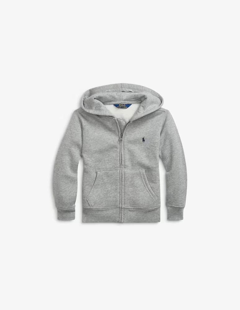 

Хлопковая толстовка с капюшоном Polo Ralph Lauren, серый