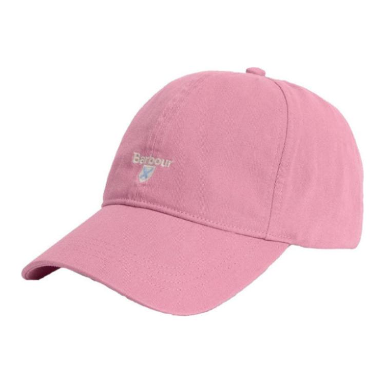 

BARBOUR Хлопковая бейсболка унисекс розовая, Pink