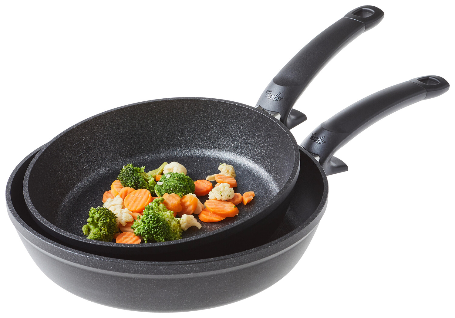 

Набор сковородок adamant comfort алюминий 2 предмета Fissler, черный, Серый, Набор сковородок adamant comfort алюминий 2 предмета Fissler, черный