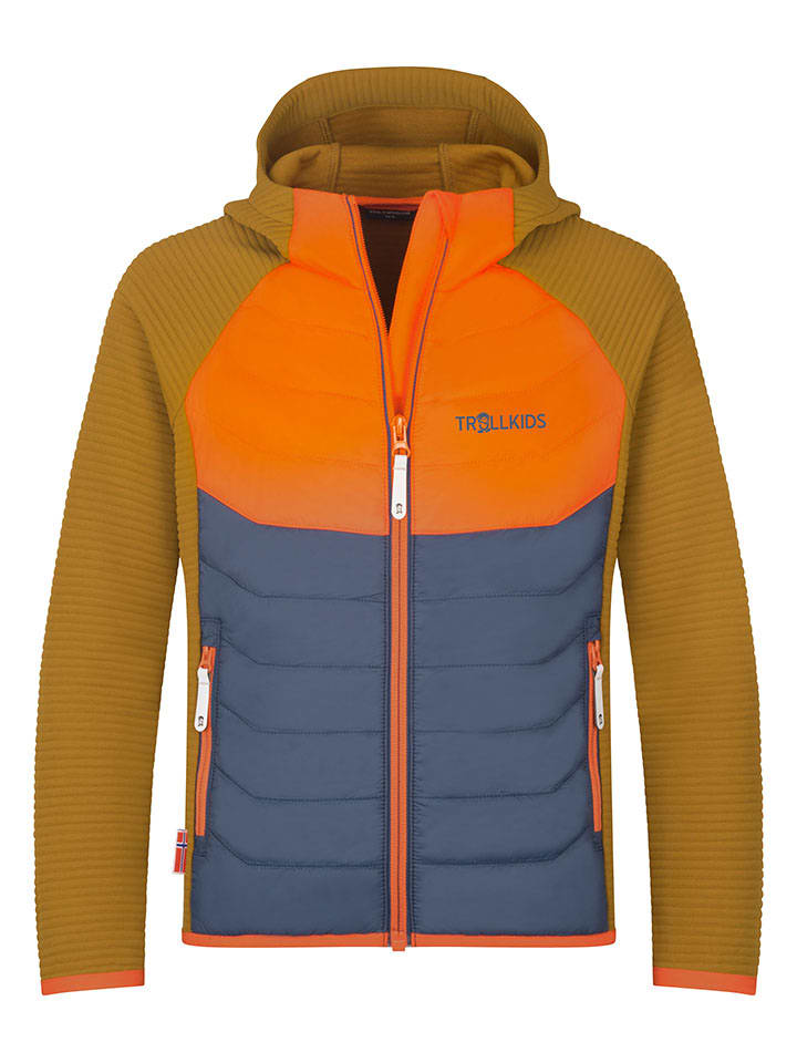 

Trollkids Гибридная куртка "Сирдал" светло-коричневого/голубого цвета