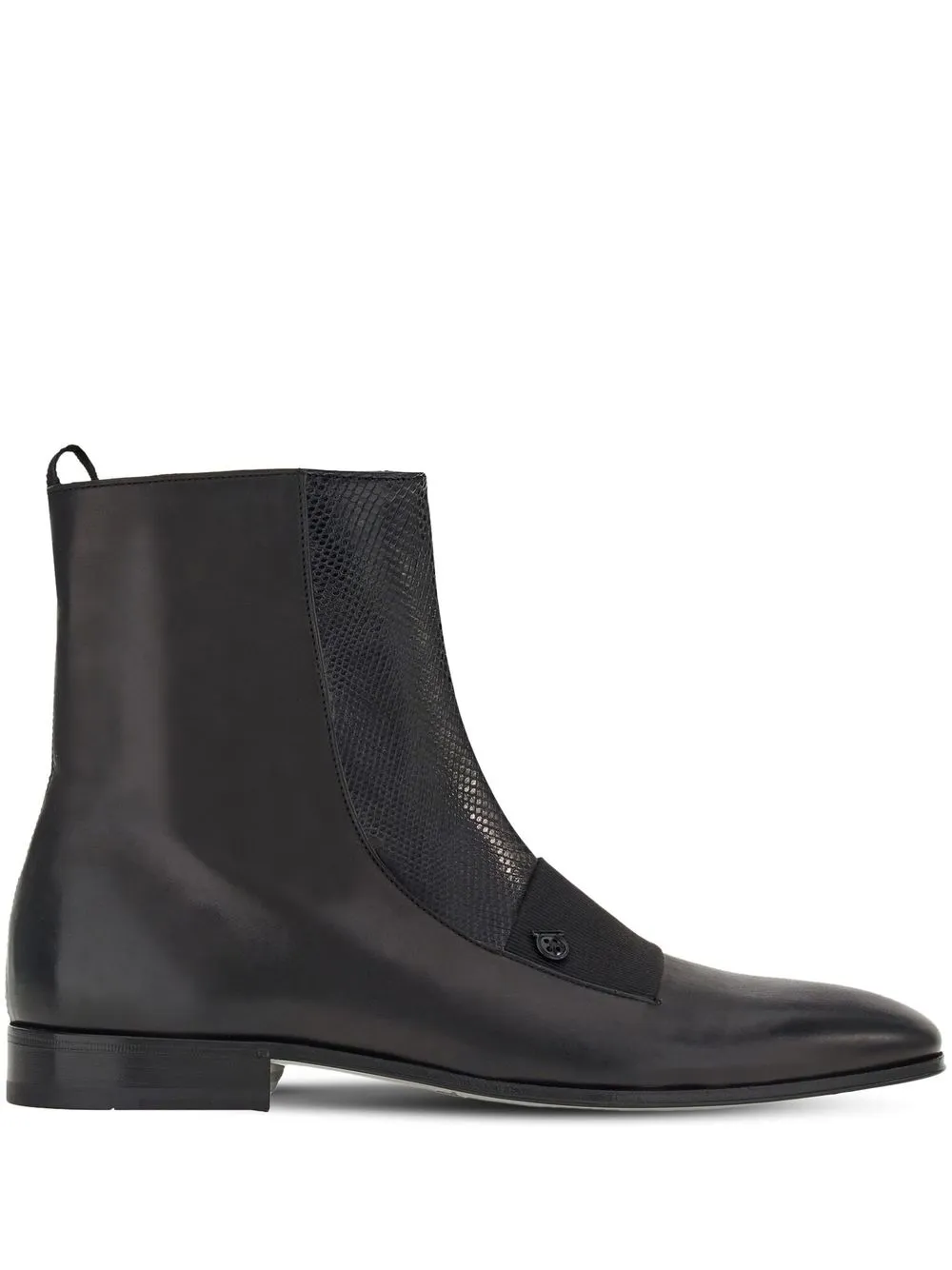 

Ботинки на молнии Ferragamo, черный