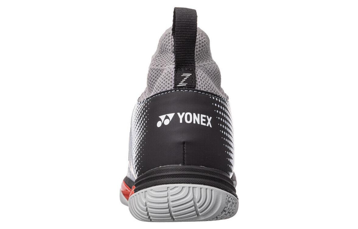 Кроссовки для бадминтона Power Cushion для мужчин с высоким верхом, светло-серые Yonex — фото 4