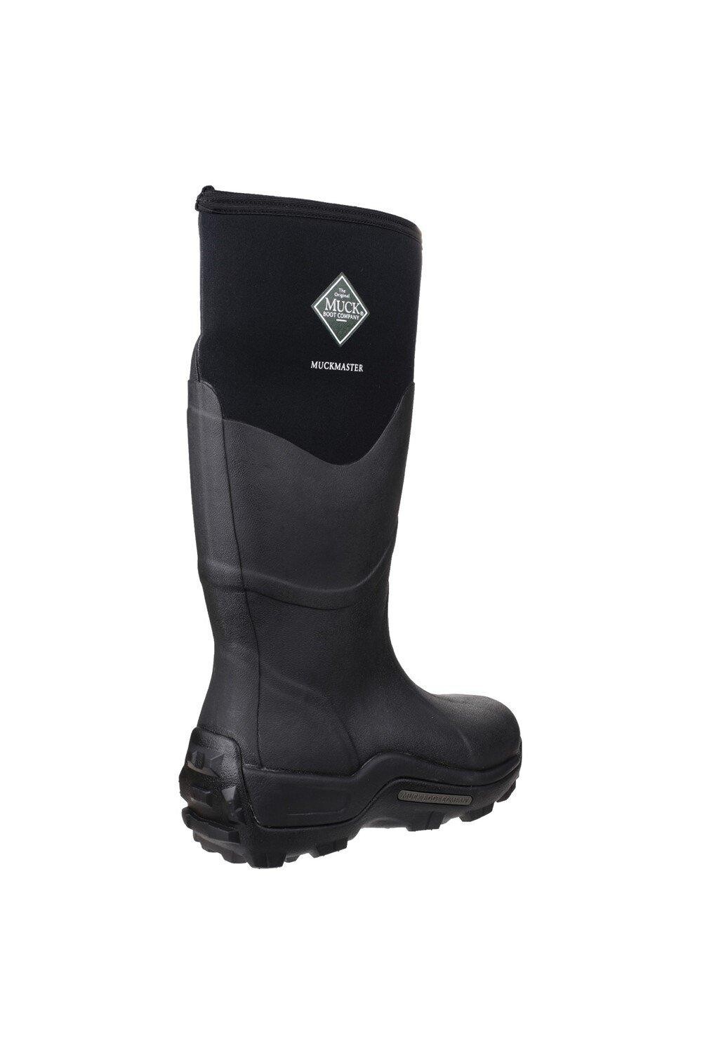 Женские резиновые сапоги Muck Boots Muckmaster Hi с логотипом, черный — фото 2