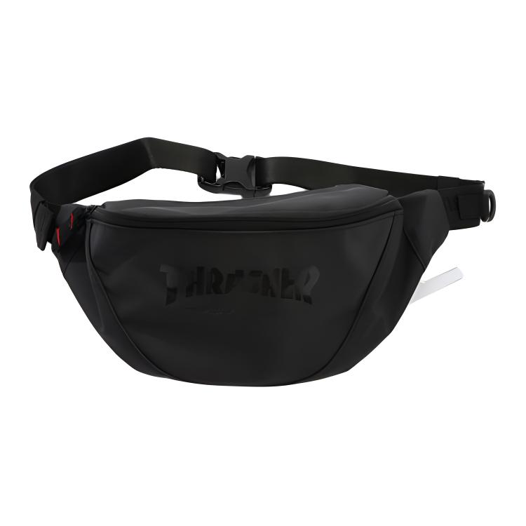 

Thrasher Поясная сумка из ПВХ, обычная, унисекс, черная