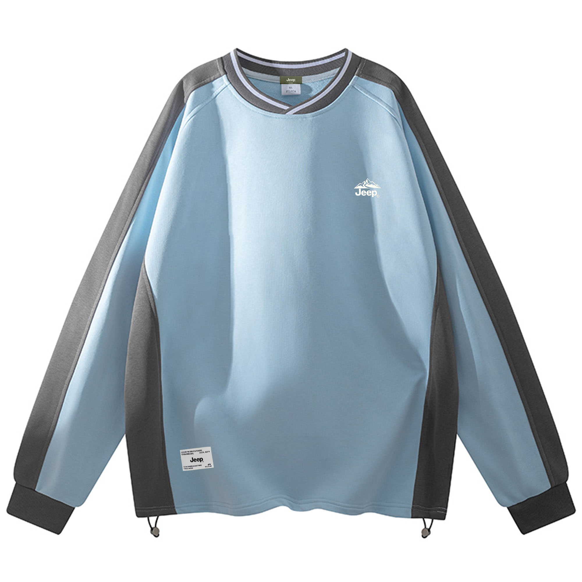 

Свитшот Unisex Crew Neck Moderate Regular Jeep, sky синий
