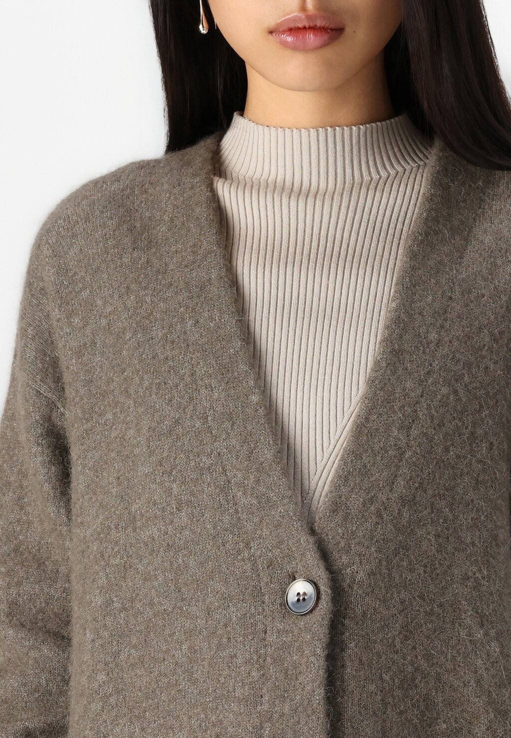 

Кардиган NORA CARDIGAN Samsøe Samsøe, коричневый