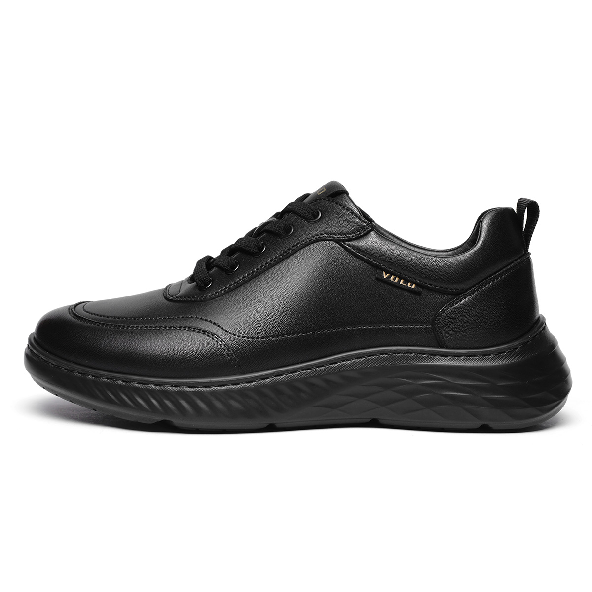 

VOLO Мужские повседневные кеды низкие черные, цвет Black 397V5041D