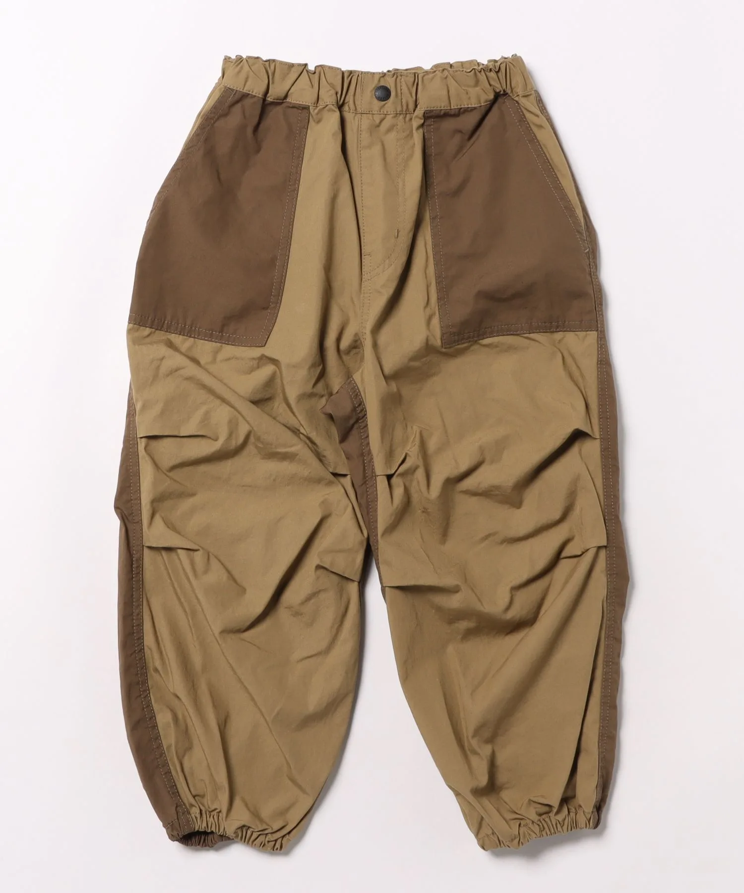 Детские штаны широкого кроя Compact Weather Cloth 2tone GROOVY COLORS бежевые — фото 2