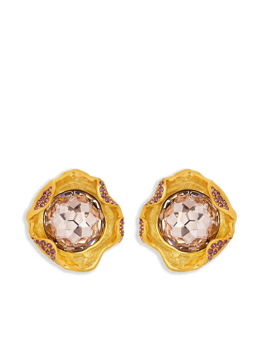 

Серьги Crystal Nest Oscar de la Renta, золотой