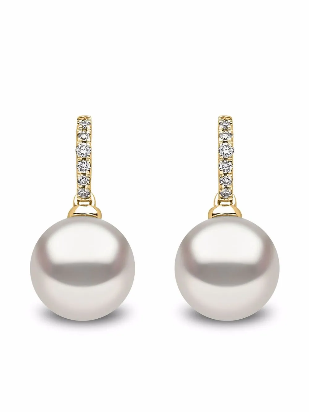 

Серьги Classic из желтого золота с жемчугом и бриллиантами Yoko London, золотой