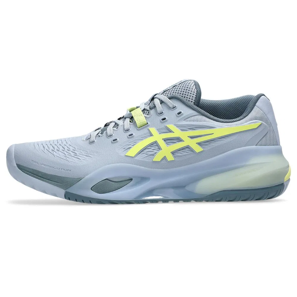 Мужские кроссовки для тенниса «GEL-Resolution X Wide» от ASICS, Greyblue-Pistachio(402) — фото 3