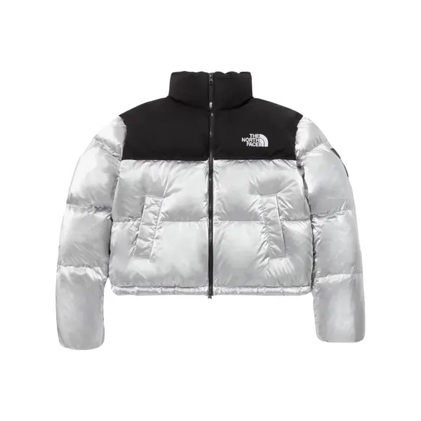 

Куртка (WMNS) The North Face White Label Novelty Nuptse Down Jacket Asia Sizing 'SE Silver', черный