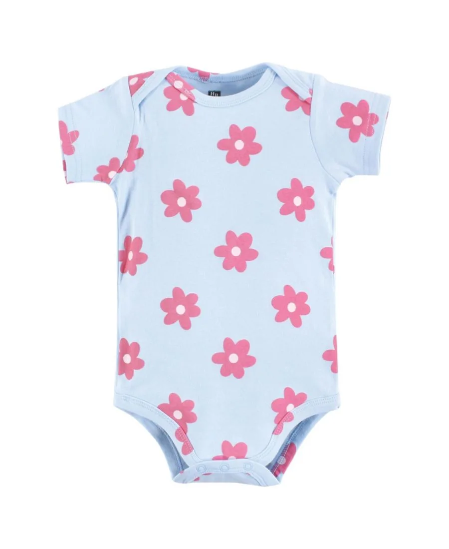 Комплект из 3 мягких хлопковых боди на каждый день Hudson Baby, Mommys Girl Butterfly — фото 3