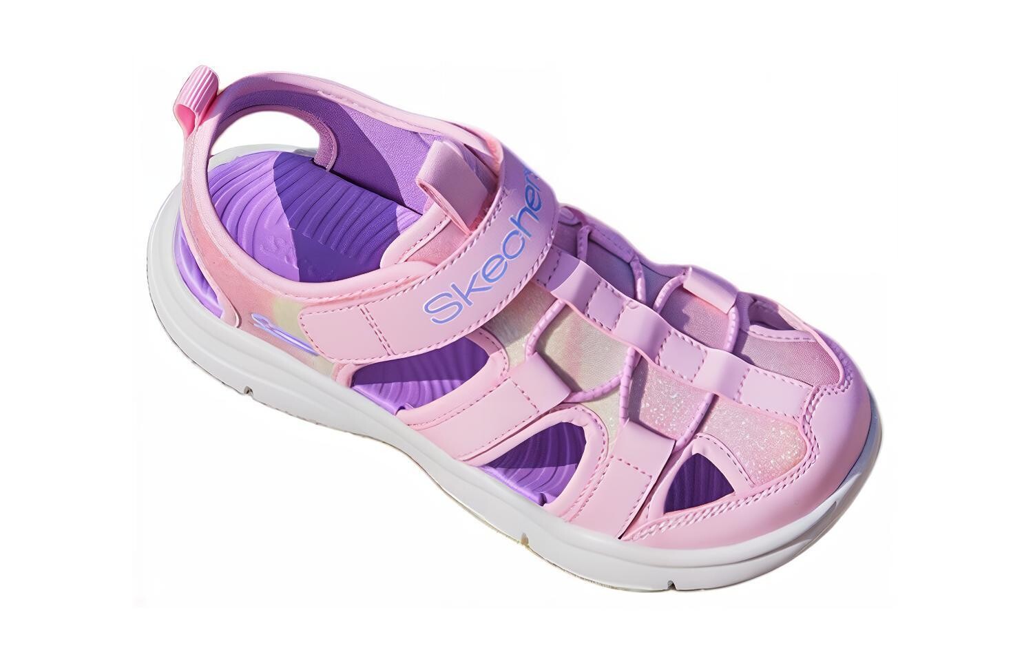 Детские сандалии детские розовые Skechers, розовый — фото 3