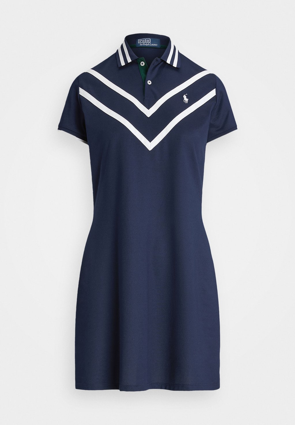 

Повседневное платье WIMBLEDON CHEVRON PERFORMANCE POLO DRESS Ralph Lauren, белый