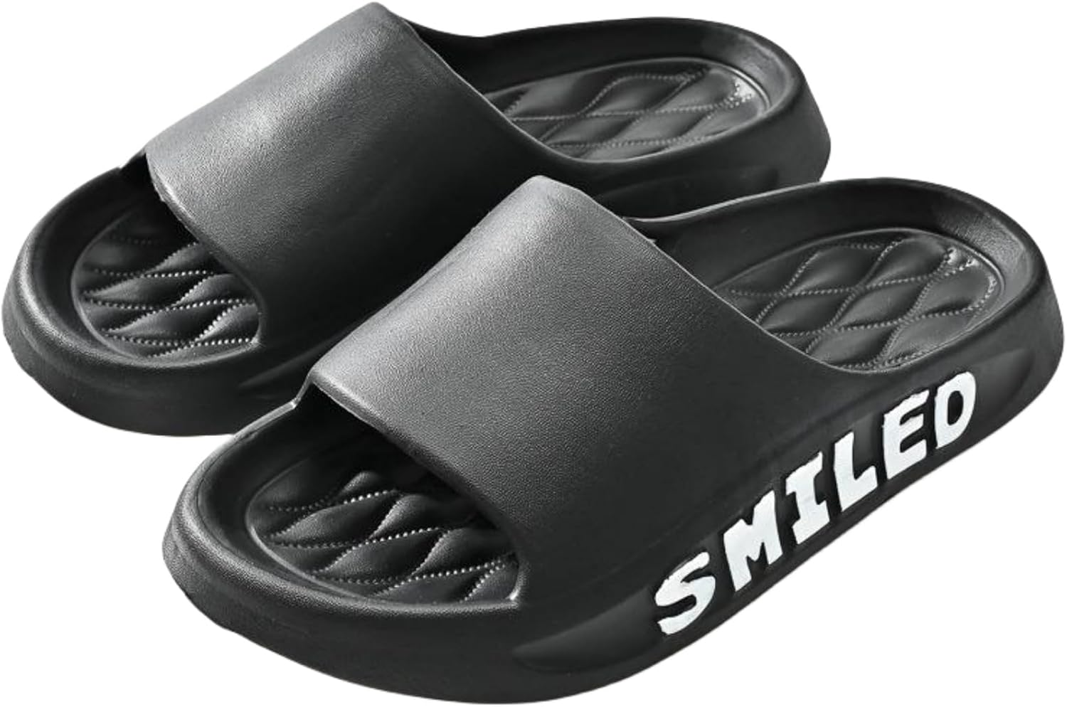 

Домашние тапочки, мягкие шлепанцы для душа для женщин и мужчин, домашние тапочки, слайды, сандалии с утолщенной подошвой, летние тапочки для бассейна, для ванной комнаты, нескользящие, быстро сохнущие пляжные шлепанцы Iwhgrmp, черный