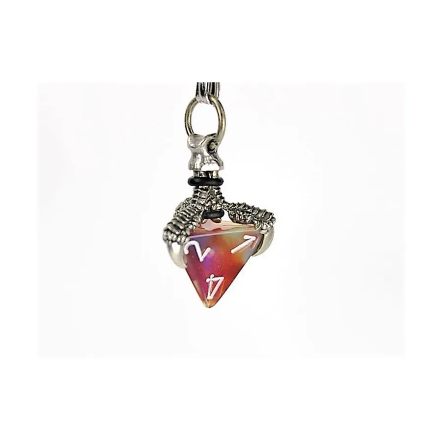 

Кулон d4 с отделкой «старое серебро», Dice Jewelry - Necklaces (Chessex)