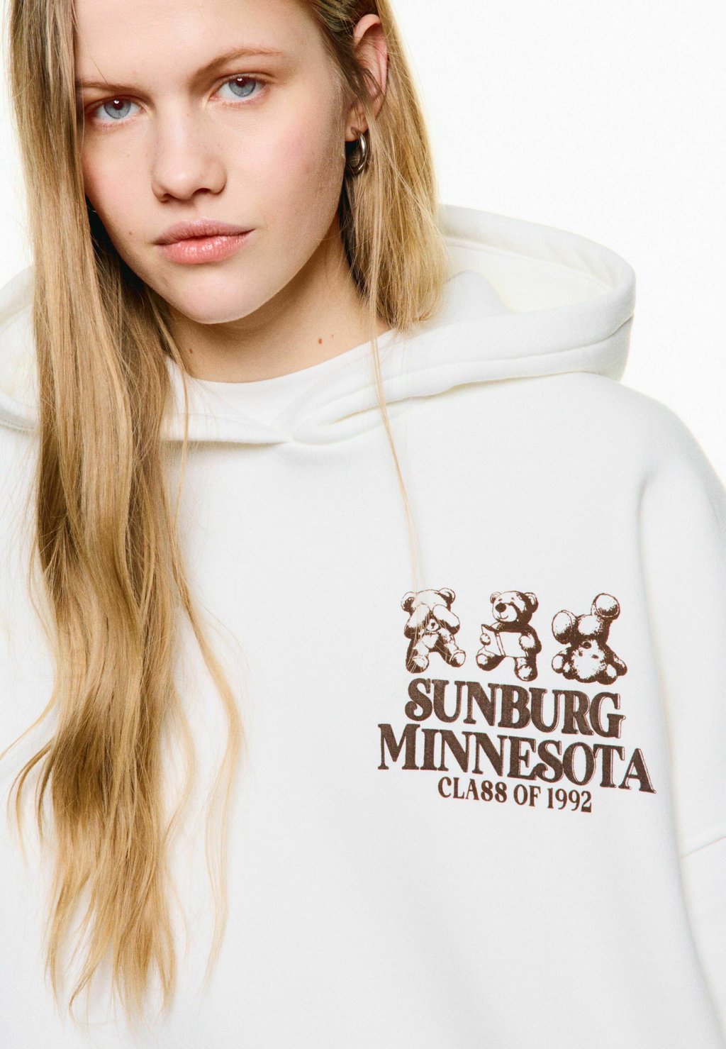 

Толстовка PRINTED - Hoodie Bershka, мультиколор