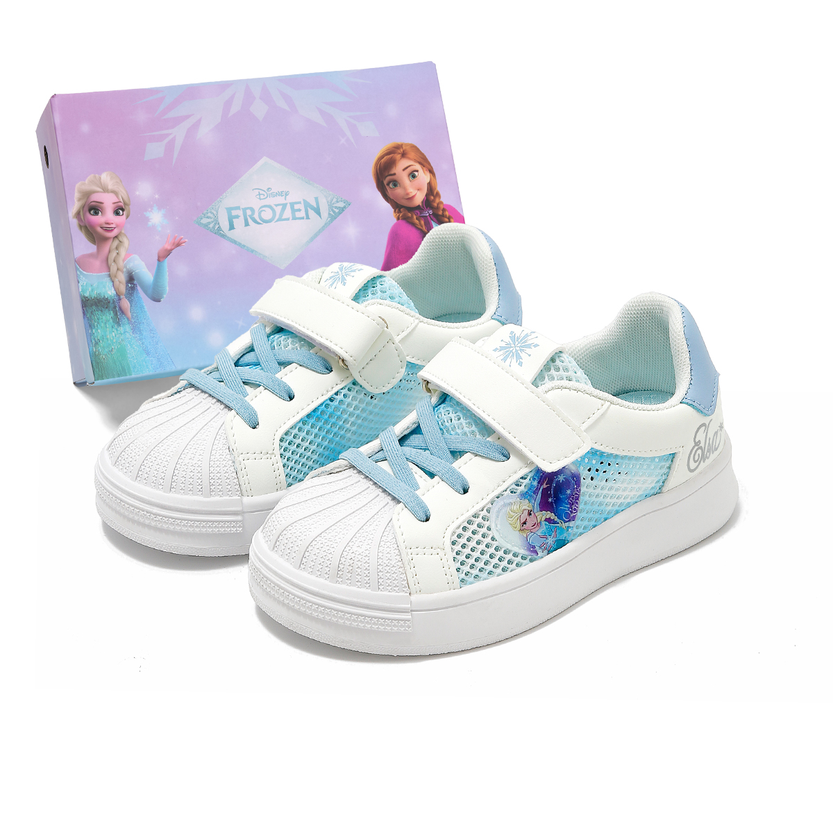 

Замороженные детские скейтерские кроссовки Kids Disney, белый/синий