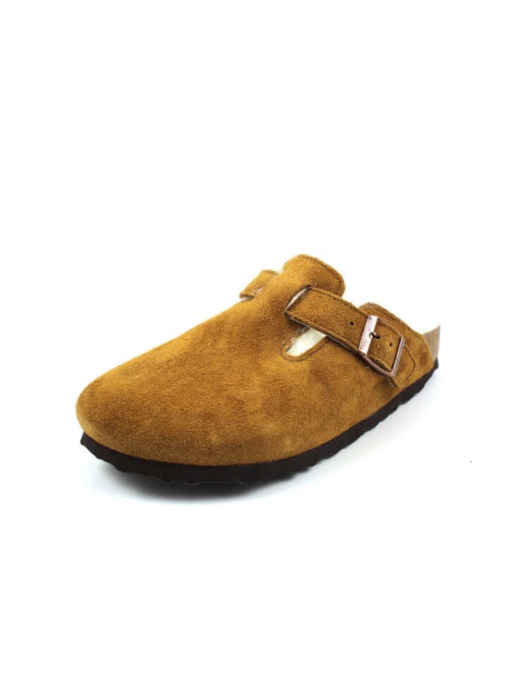 

Тапочки Birkenstock Hausschuh, коричневый