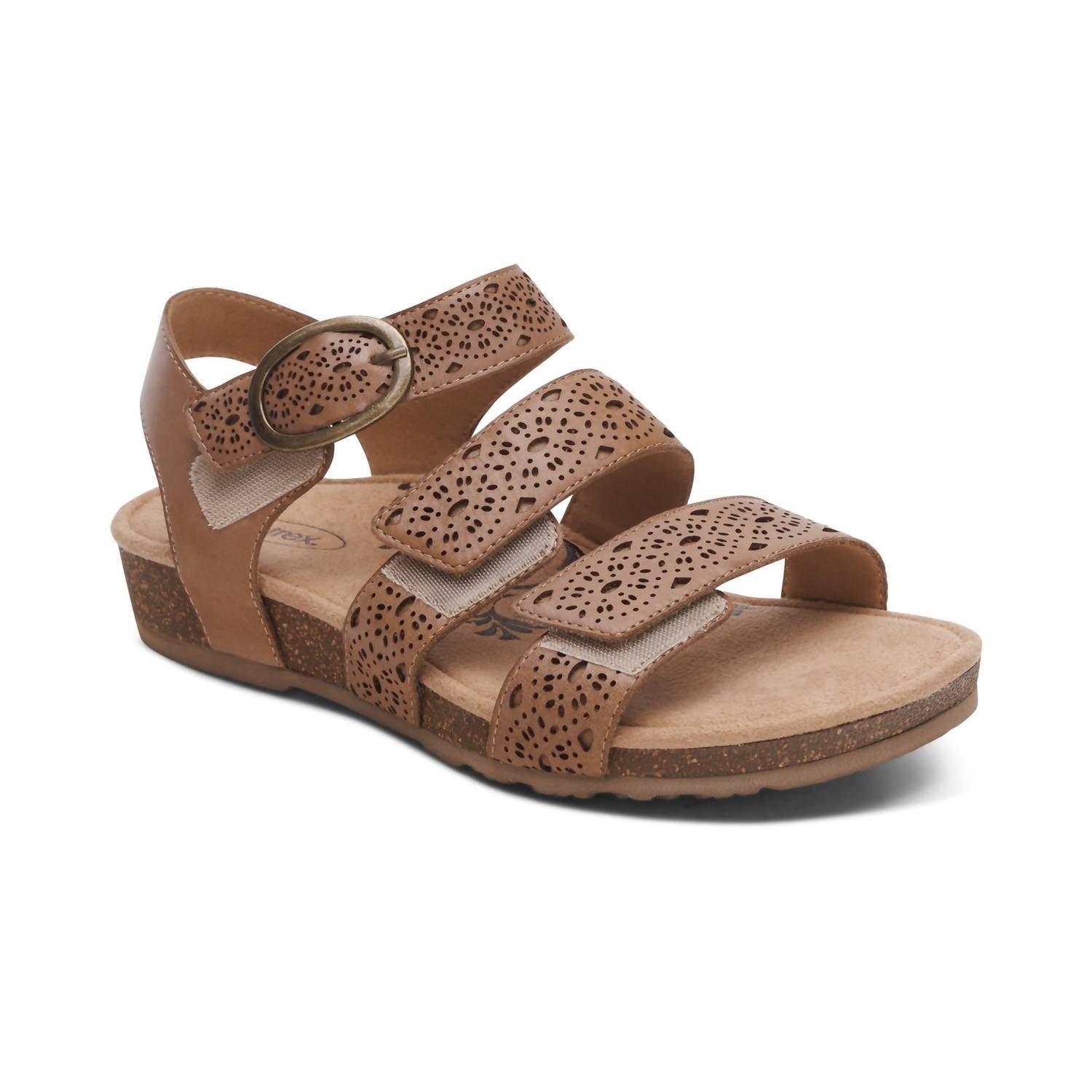 Женские мюли Lilly с вырезом в цвете тауп Aetrex, Taupe