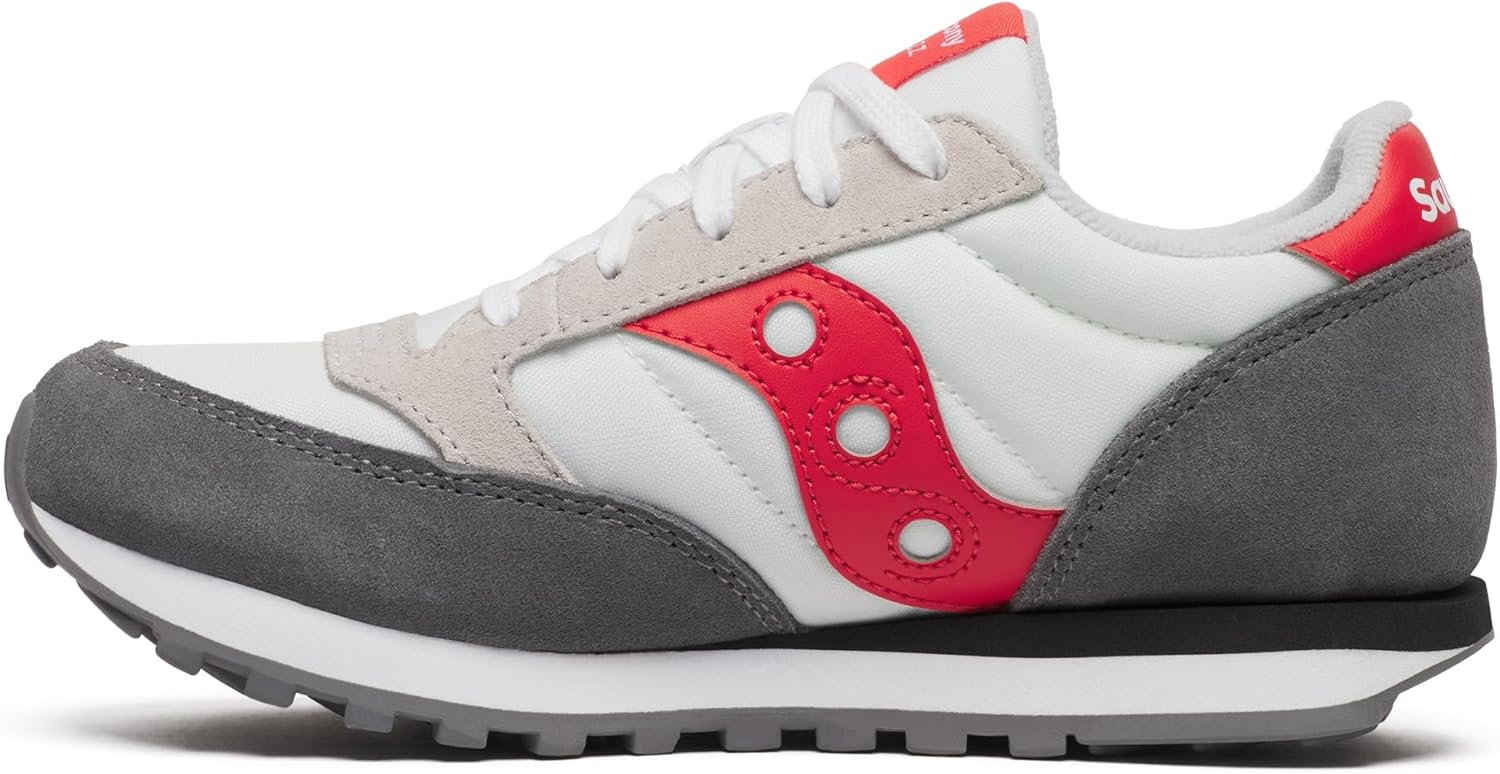 Детские кроссовки Saucony Cohesion с альтернативной застежкой для детей и подростков, белый/красный/серый — фото 3