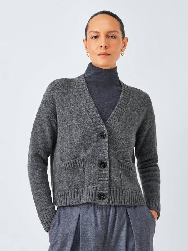 

Кардиган из чистой шерсти Filmato Pockets Weekend MaxMara, Dark Grey